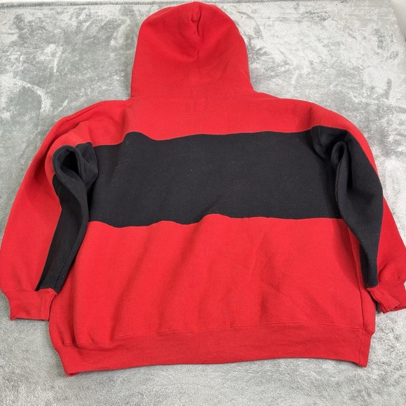 Vintage 90s Ohio State Buckeyes Pullover Hoodie Men's Size XL Red - Picture 2 of 9